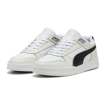PUMA 休閒鞋 RBD Game Low 男女款 運動鞋 復古鞋 板鞋 男鞋 女鞋 皮革 復古 米白 38637327
