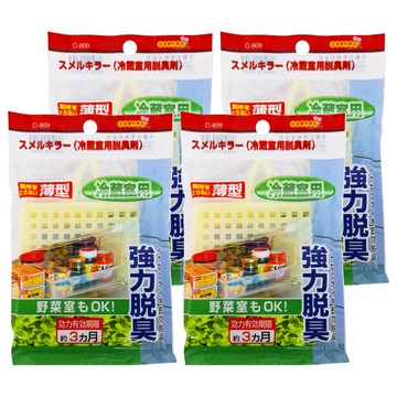 不動化學 冰箱除臭劑 薄型 冰箱室用  40g  1組