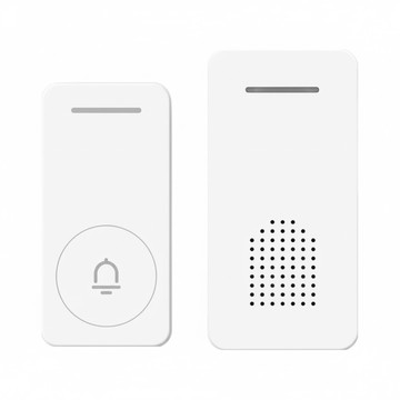 Couselect 家用智能無線門鈴 超遠距離門鈴組 一拖一 白色 安裝簡便  1組