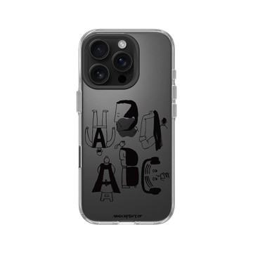iPhone 16 Pro Clear Case（相機按鈕） 透明 - MUG CUP GUY - ABCD