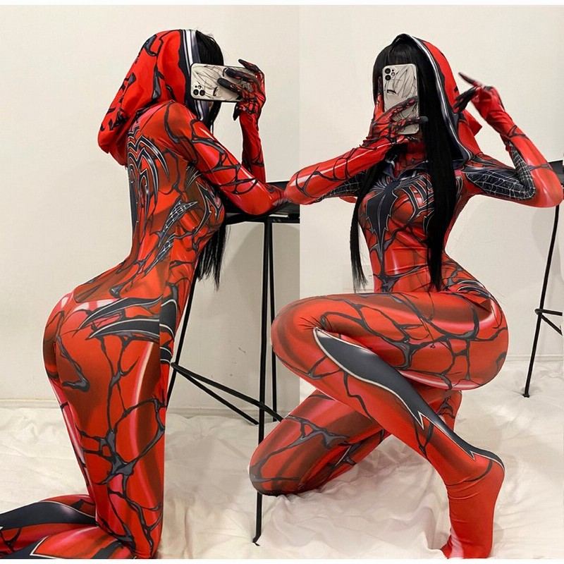 ハロウィン コスプレ 悩殺 アニメキャラクター オープンクロッチ仕様 全身タイツ ボディストッキング スパイダーマン 風 ハロウィン コスチューム Co B036 通販 Lineポイント最大get Lineショッピング