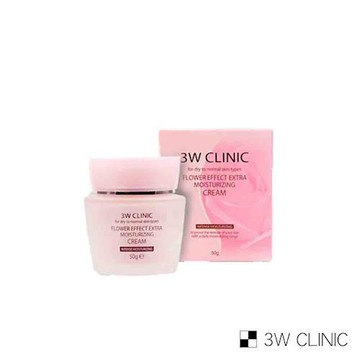 韓國3W CLINIC 極緻透光嫩白保濕精華霜 50g x 1入(嫩白 保濕 日晚霜)