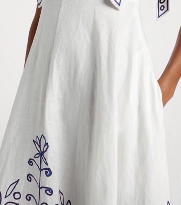 Alémais x LRNCE Leela printed linen maxi dress