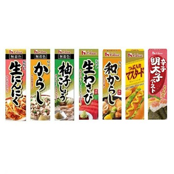 【江戶物語】(特價) House 好侍 和風調味醬 山葵醬/生薑泥/生蒜泥/生芥末/黃芥末/柚子胡椒/辛明太子 日本進口