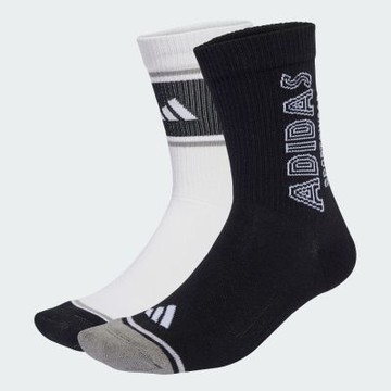 【adidas 愛迪達】 FUTURE ICON 中筒襪 2 雙入 男/女 JZ8002