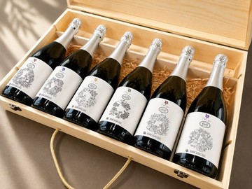 無酒精氣泡紅酒 6入禮盒組 I LOVE YOU 澳洲原瓶進口
