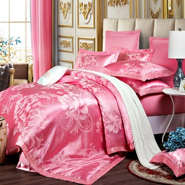 躺在雲端 歐式床上用品提花四件套全棉純棉布七天預購+現貨