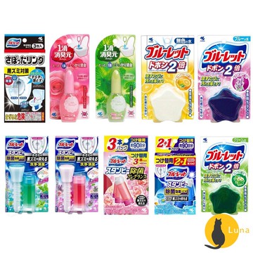 ฅ-Luna小舖-◕ᴥ◕ฅ水箱清潔錠 日本 小林製藥 馬桶花瓣凝膠 清香凍 一滴元 一滴消臭元 除臭 芳香 芳香劑 補充