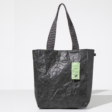 Miyansol韓國皺皺托特包(長背帶)-炭香磅蛋糕 防水輕量通勤款