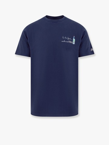 Portofino cottn t-shirt with sta vodka embroidery - MC2 SAINT BARTH - gender_Man