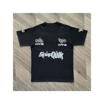 菲董明星同款CPFM.XYZ P4K Tee 合作款男女純棉字母短袖T恤潮牌