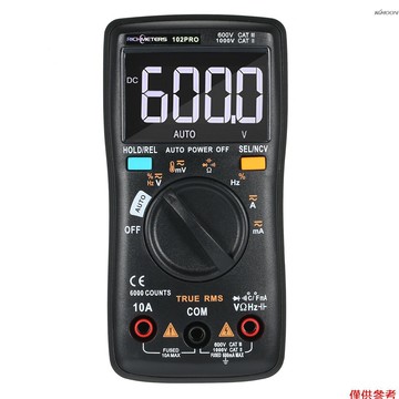 RM102PRO 數字萬用表數顯自動量程電流電壓表
