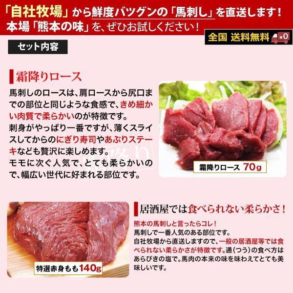 馬刺し ギフト 国産 馬肉 熊本 ギフトスペシャル 霜降り桜ロース ハンバーグセット 650g