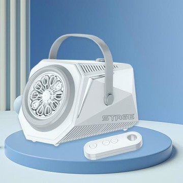 電動手持泡泡機 充電式遙控燈光款 戶外婚禮舞台專用 自動大量出泡泡機