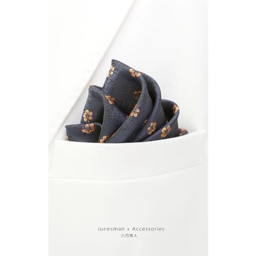 楓林晚！六月男人 手工制 西服胸口袋巾男士西裝小方巾 禮盒裝