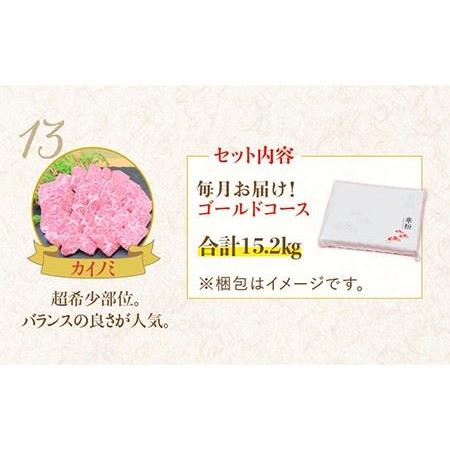 ふるさと納税 佐賀牛豪華12回定期便＜総量15.2kg！＞合計15,200g ゴールドコース 吉野ヶ里町 ミートフーズ華松 黒毛和牛 牛肉 ブランド牛 A4.. 佐賀県吉野ヶ里町