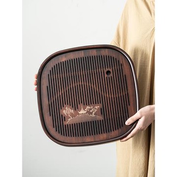 茶盤迷你小型家用2026新款竹制功夫茶托盤一人用茶臺干泡盤瀝水盤