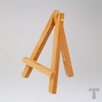 迷你木製畫架  包括畫架 小畫  10 件套