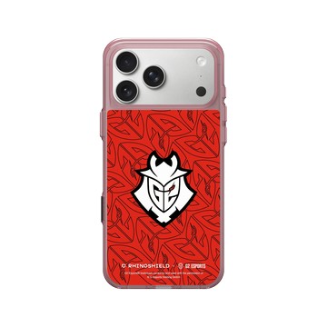 iPhone 17 Pro Max Clear (相機按鈕) 晶醺玫 - G2 Esports - G2 - Red Pattern