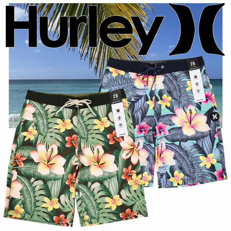ハーレー Hurley 水着 サーフパンツ メンズ 海パン ボードショーツ ハーフパンツ おしゃれ 総柄 フラワー 花柄 ロゴ ワンポイント ブランド プール用品 通販 Lineポイント最大0 5 Get Lineショッピング
