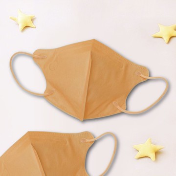 天心/醫療口罩/2~4歲/幼童立體30入/蠟筆系列/鴨鴨橘/素色