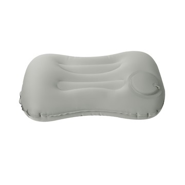 LOHOY 旅行便攜充氣腰墊 牛奶絲  43 x 28cm  時尚灰