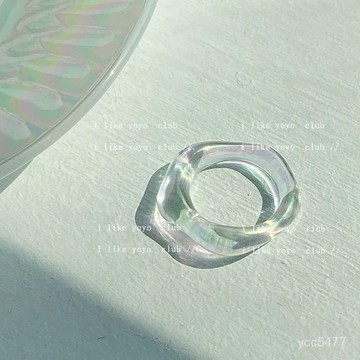 夏季新品✨流光溢彩 樹脂戒指ins 韓國博主 
 新款推薦