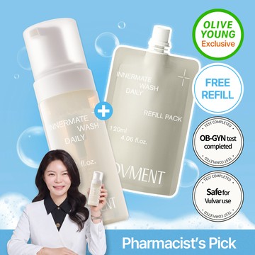 ovment Innermate Wash Daily 150ml Set (+Refill 120ml)