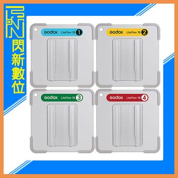 Godox 神牛 LiteFlow 15 四種光質 電影燈光反射板 15*15cm(公司貨)單片裝