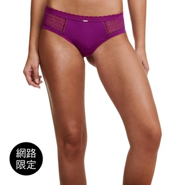 【Chantelle】Monogram_四角內褲_XS-M(11ZB0 _0U4紫莓色)