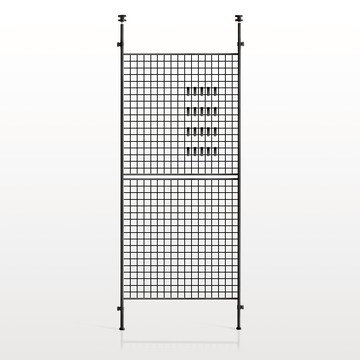 【C'est Chic】晴空樹頂天立地多功能網架-幅95cm-黑