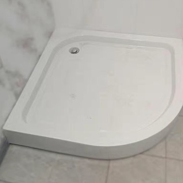 優樂悅~簡易弧扇形淋浴房底座底盆底盤浴室衛生間集裝箱房車防水擋水條盆