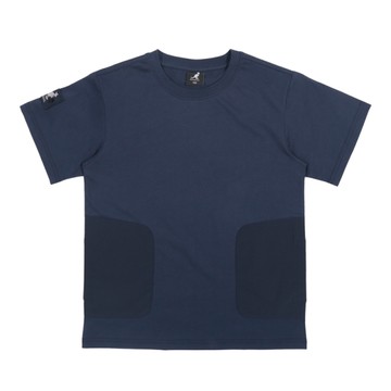 KANGOL 口袋T恤 落肩短袖 男童 童裝 深藍色 65231002 80 noU06
