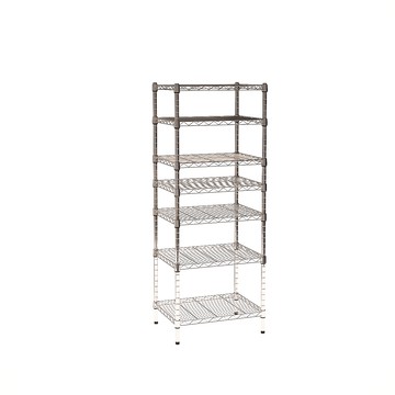 【客尊屋】小資型《粗管徑》45X60X165Hcm 銀衛士七層架