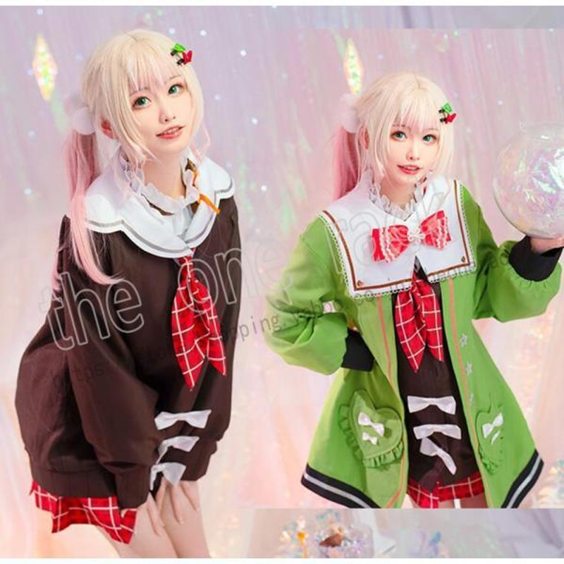 ホロライブ 桃鈴ねね コスプレ衣装 ウィッグ ホロライブ