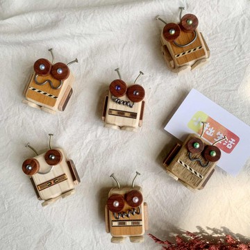 原創木作【阿比仔公仔名片座】 共三款