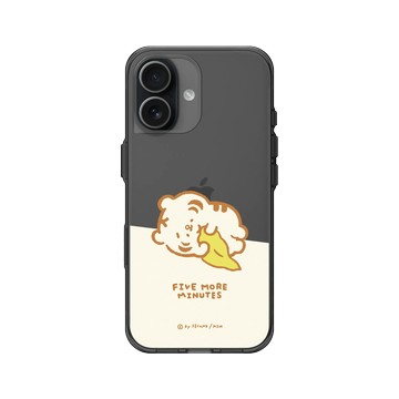 iPhone 17 Clear (相機按鈕) 酷墨灰 - XIAO LAO FU 小勞撫 - 再睡五分鐘