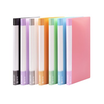 連勤 PP粉彩色 資料簿 加厚內頁 20入/本 12本/箱 LC-20MK