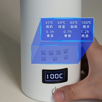 chigo/志高電燒水杯便攜式旅行保溫電燒水壺保溫電熱水杯加熱茶