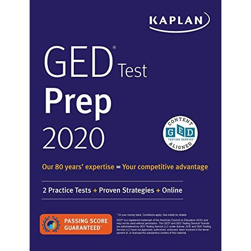 GED Test Prep 2020: Practice Tests   Proven Strategies   Online (Kaplan Test Prep)