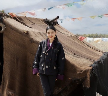 【暮色與星軌】新中式復古藏風 織錦交領外套