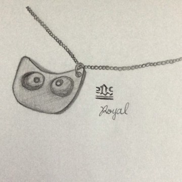 V11款-做不出一樣的銀項鍊-大眼貓造型.925純銀項鍊-御匠敲飾