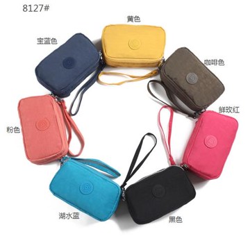 斜挎小包女夏季簡約百搭輕便尼龍布防潑水多袋迷你逛街零錢手機包