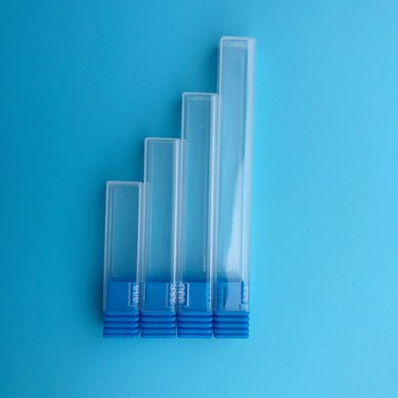 🔥台灣優選🔥2.3-8銑刀包裝盒 數控刀具包裝盒 鑽頭圓棒銑刀盒 PP塑料透明方管