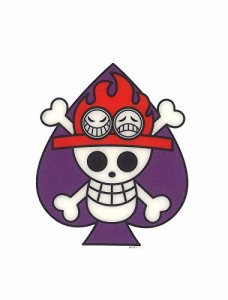 Opt 30 エース海賊旗 ワンピース One Piece 転写ステッカー ワンピース 通販 Lineポイント最大1 0 Get Lineショッピング