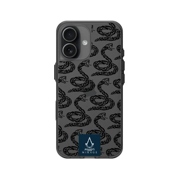 iPhone 17 Clear (相機按鈕) 酷墨灰 - Assassin's Creed - Assassin's Creed Mirage® - Snake Calligraphy