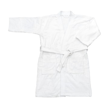 極夢工房 浴袍 親膚柔軟 快速吸水 嚴選材質 不易掉毛屑 精緻車縫 實用耐穿  白色  1件