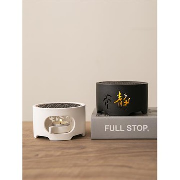 蠟燭溫茶爐小火爐陶瓷煮茶爐暖茶器保溫底座提香器圍爐煮茶烘茶器