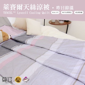 【亞汀】台灣製 萊賽爾涼被 冷氣被 空調被 薄被 夏被 涼被 水洗被 被子 棉被 涼感被 四季被 單人 雙人 昨日餘溫