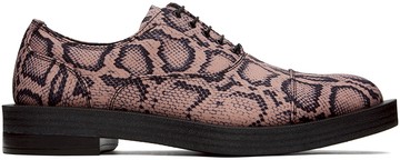 Martine Rose 粉色 Clarks 联名牛津鞋